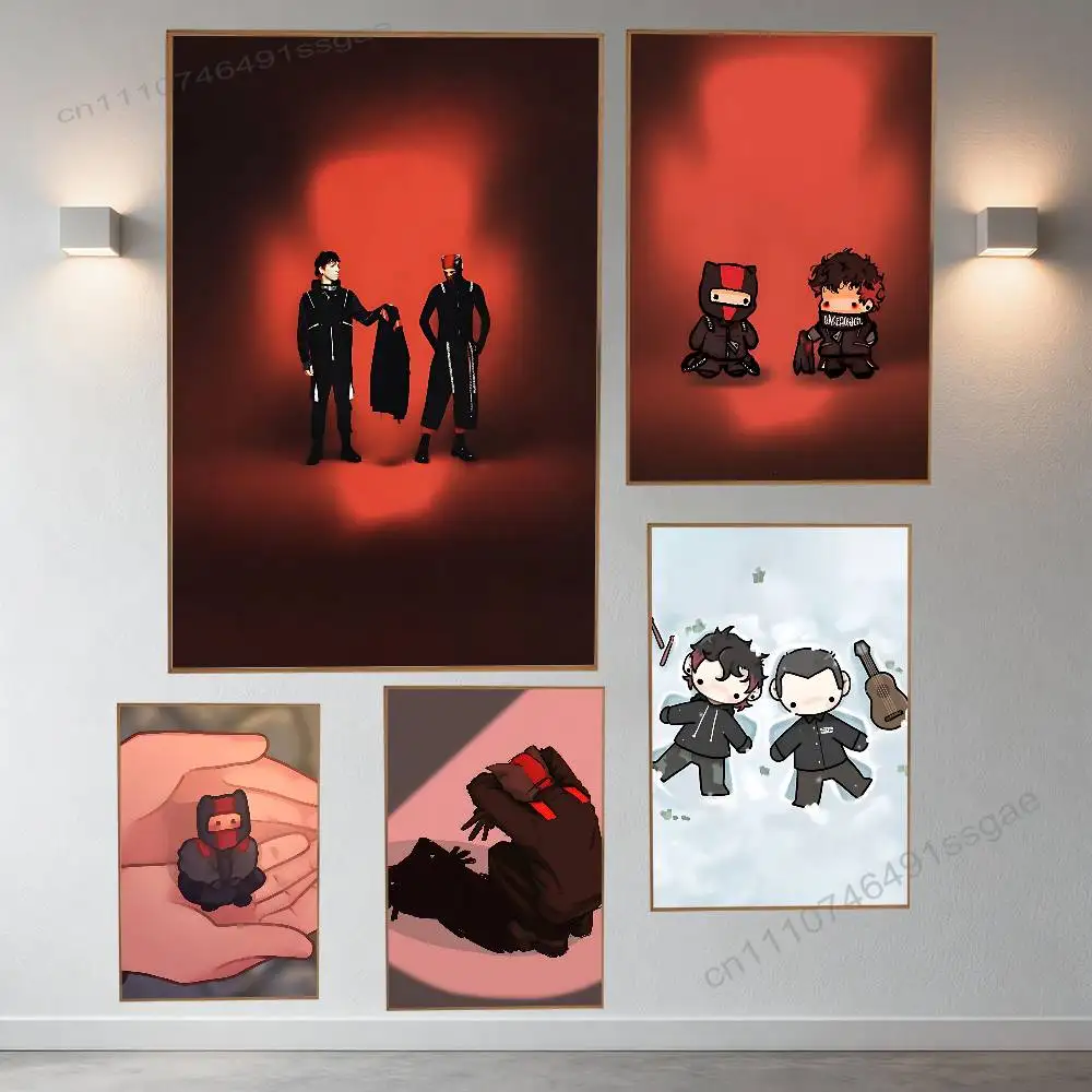 

T-Twenty Band One P-Pilots Poster Wall For Sticky Decoration Waterproof Home Living Room Bedroom Bar