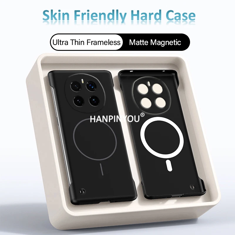حافظة صلبة فاخرة رفيعة للغاية بدون إطار لهاتف Honor Magic 7 6 Pro Magic7 Lite غطاء مقاوم للصدمات مغناطيسي غير لامع صديق للبشرة #1