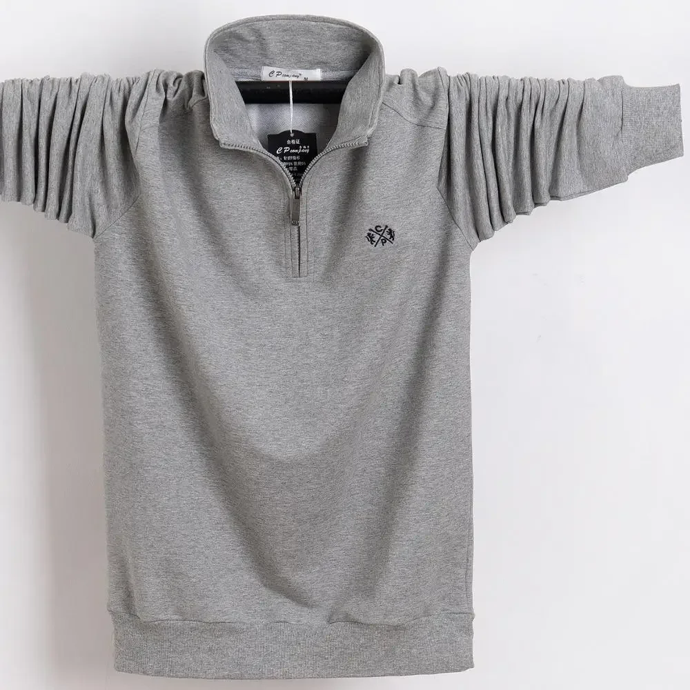 2026 New Men's T-shirt Embroidery Design T-shirt Autumn Winter Slim Fit Loose Casual Cotton T Shirt Male Big Size 5XL 6X