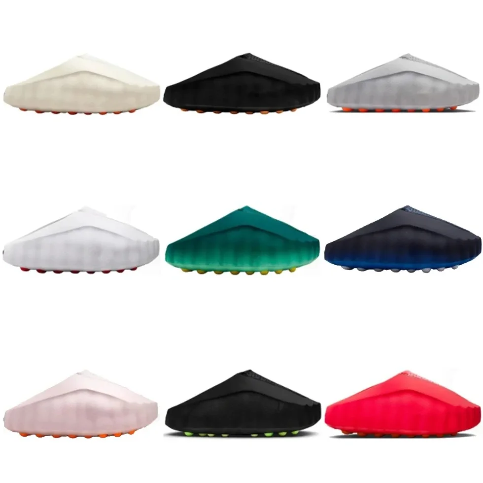 Image of Mind Slippers 001 Designer Herren Barely Black Sommer Strand Solar Red Slipper Damen Blackened Sportschuhe Komfort Schneller Versand