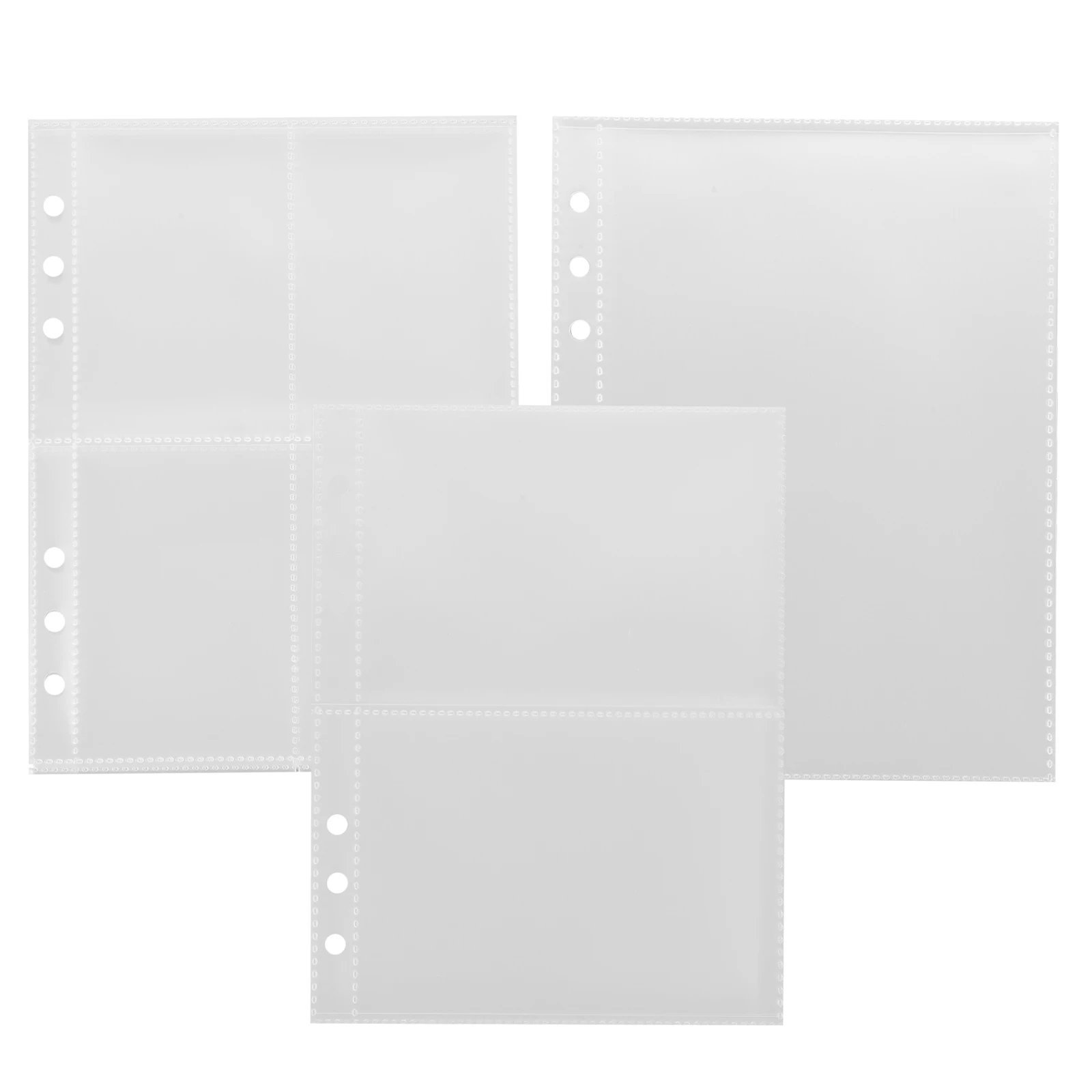 

Clear Photo Album Pages For Card Album Book Replacement Sleeves Loose Leaf Transparent Pp Sheets Postcard Binder Inserts