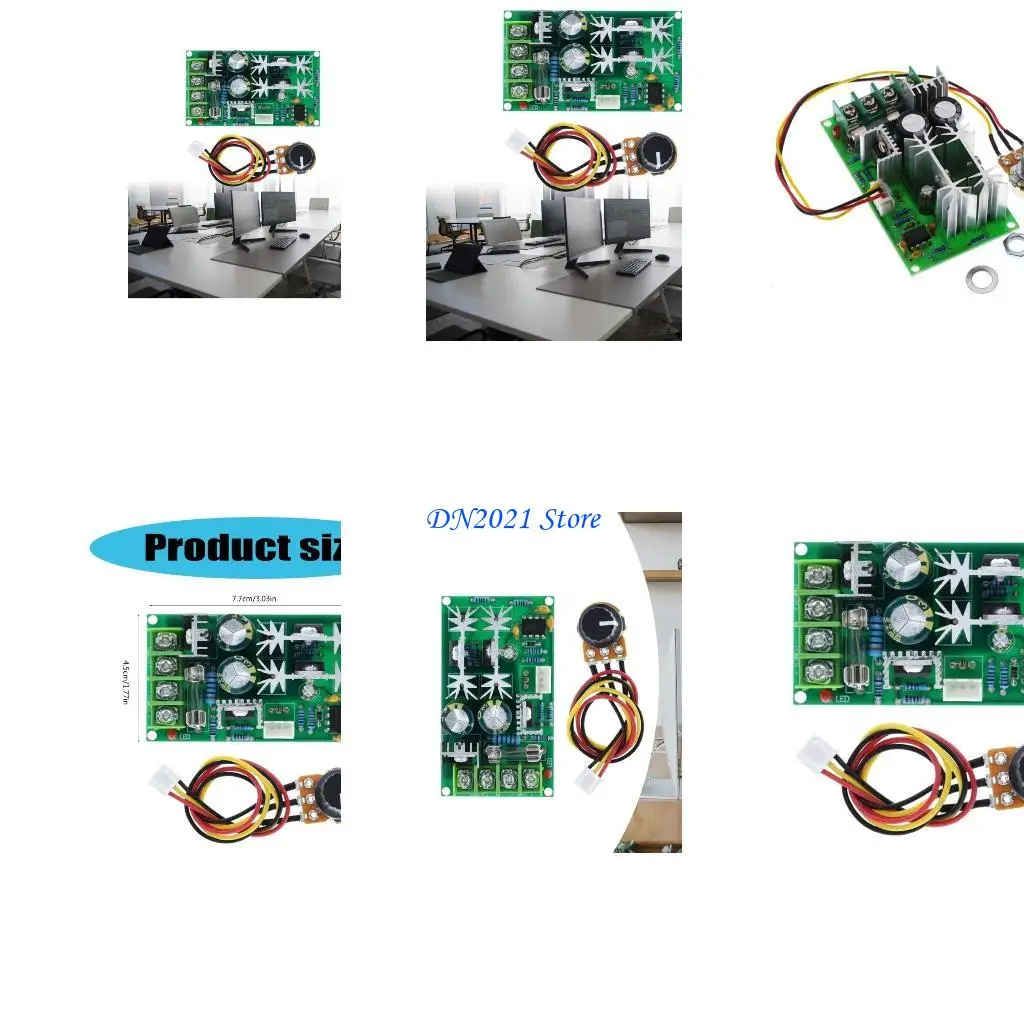 

F3KE Регулируемый модуль скорости двигателя 20A непрерывный выход 10 В-60 В.