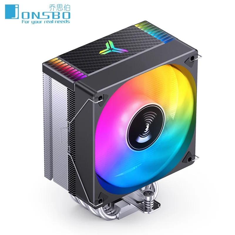

JONSBO CR-1000MAX Кулер для процессора 6 тепловых трубок ARGB 4PIN PWM Процессор Радиатор Бесшумный вентилятор для LGA1700 1200 1151 1150 1851 AM4 AM5