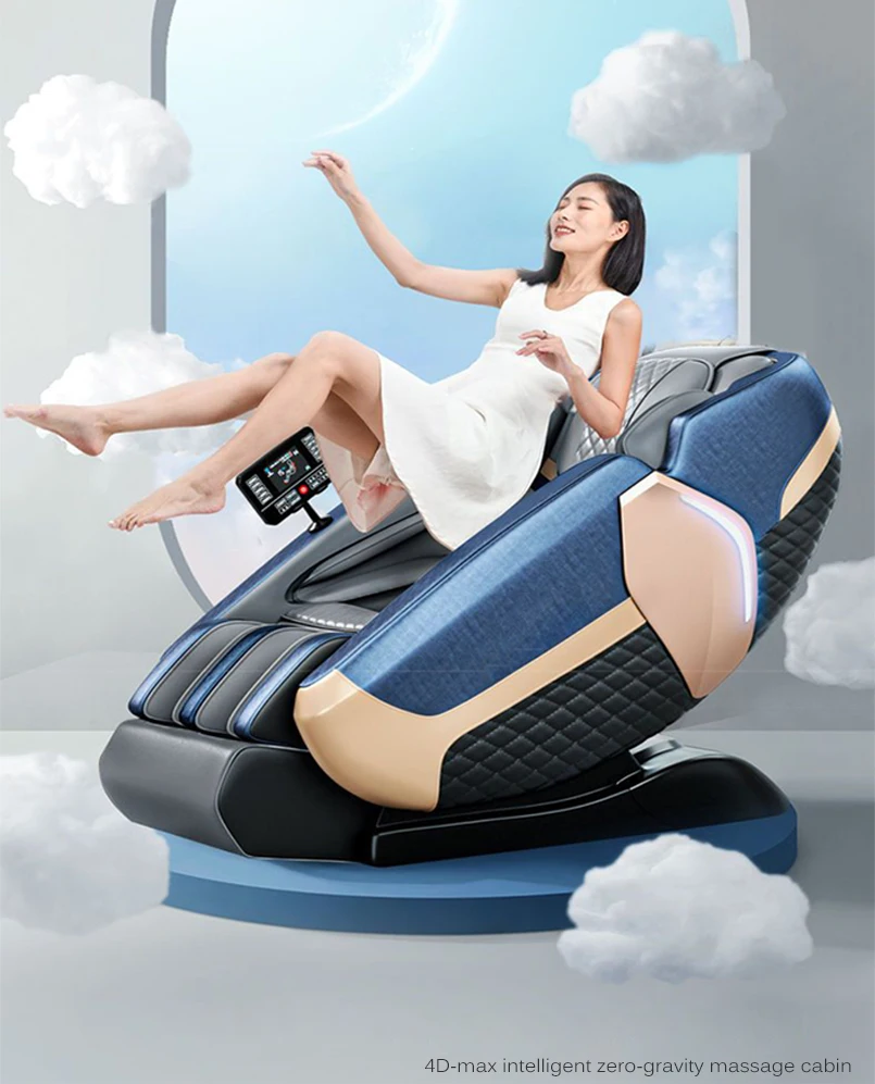 2023 Home Use Thai Massage 4D Fully Automatic Full Body Massager Zero Gravity Folding Recliner 3d Zero Gravity Massage Chair