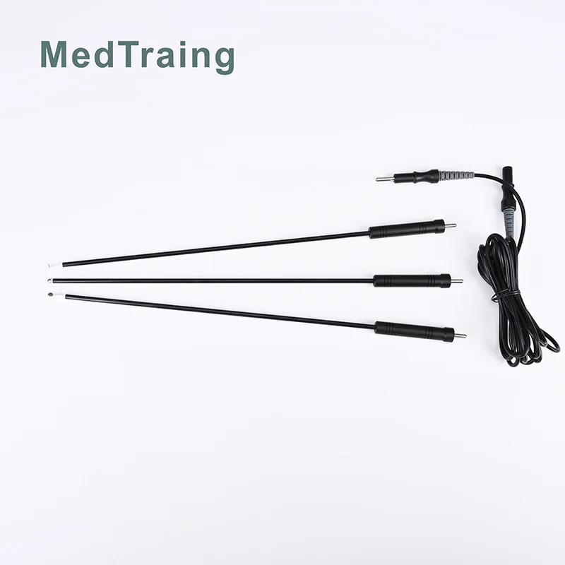 Medical Use Laparoscopic Instruments Laparoscopy Monoplar Hook Electrode Ballpoint Spatula with Cable for Surgery also teching