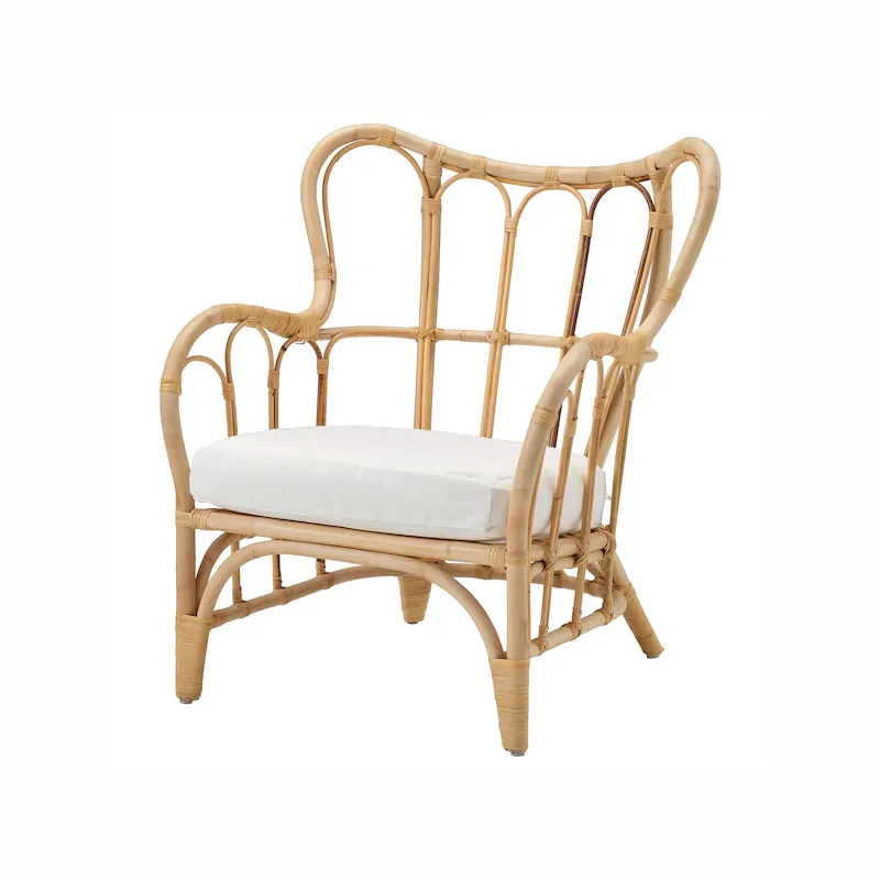 Natural rattan sofa outdoor double rattan  courtyard leisure South East Asia Indonesia rattan furniture combination