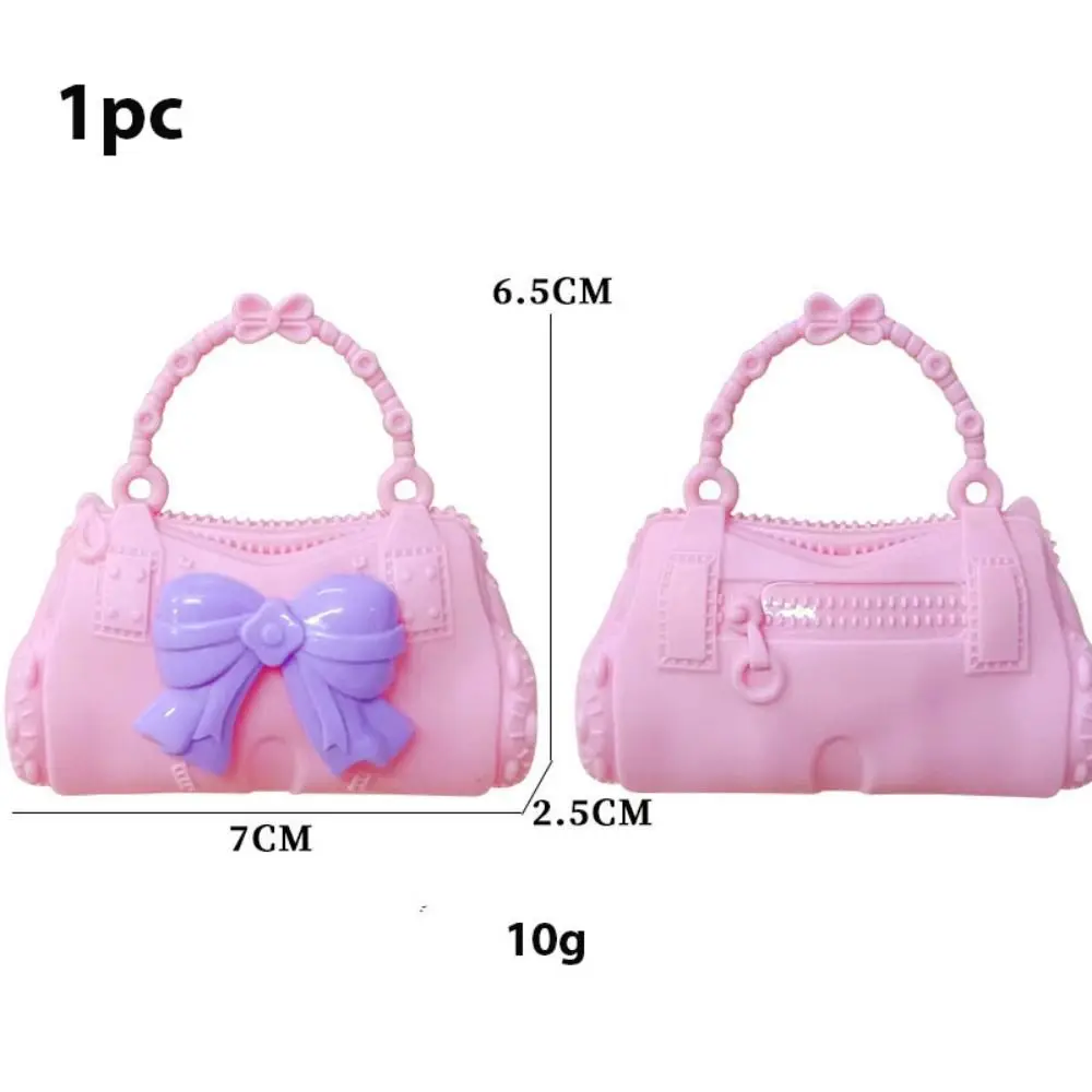 1Pc Handbag Mix Style Colorful Bag Fashion Modern Backpack Messenger Bag for 1/6 Doll Accessories Dollhouse Baby Toys Kids Gift