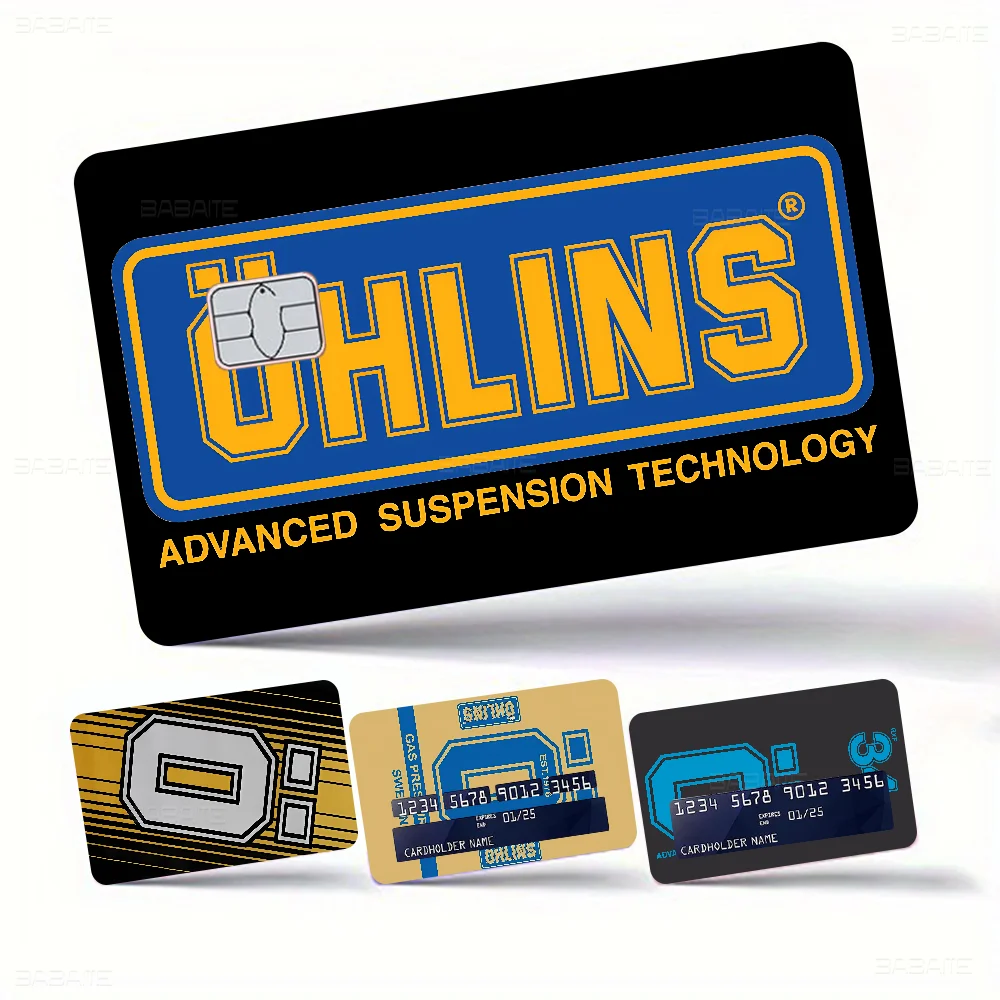 

O-Ohlins аниме Spend or Save Funny Shell On Off ультратонкая наклейка без выцветания для дебетовой кредитной карты