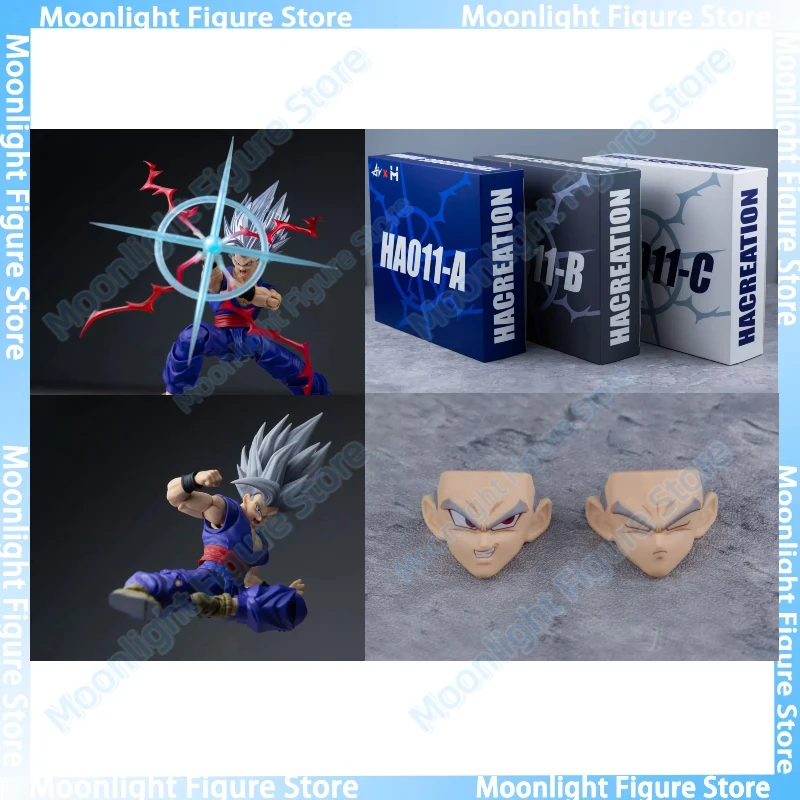

HA Air & HM HA011A HA011B HA011C Dragon Ball Z SHF SSJ Beast Son Gohan Heads Accessories Headsculpt Anime Action Figure Toys PVC
