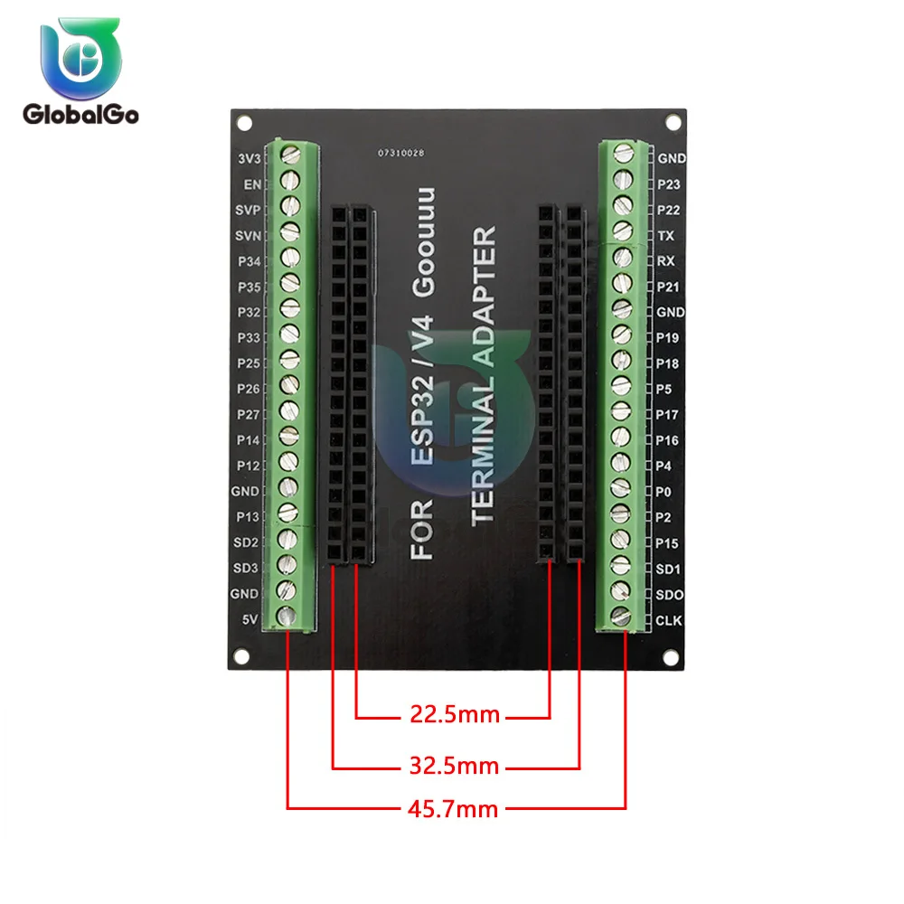 لوحة توسيع ESP32 متوافقة مع لوحة تطوير بلوتوث WiFi ESP32 لوحة توسيع Lua 38Pin GPIO