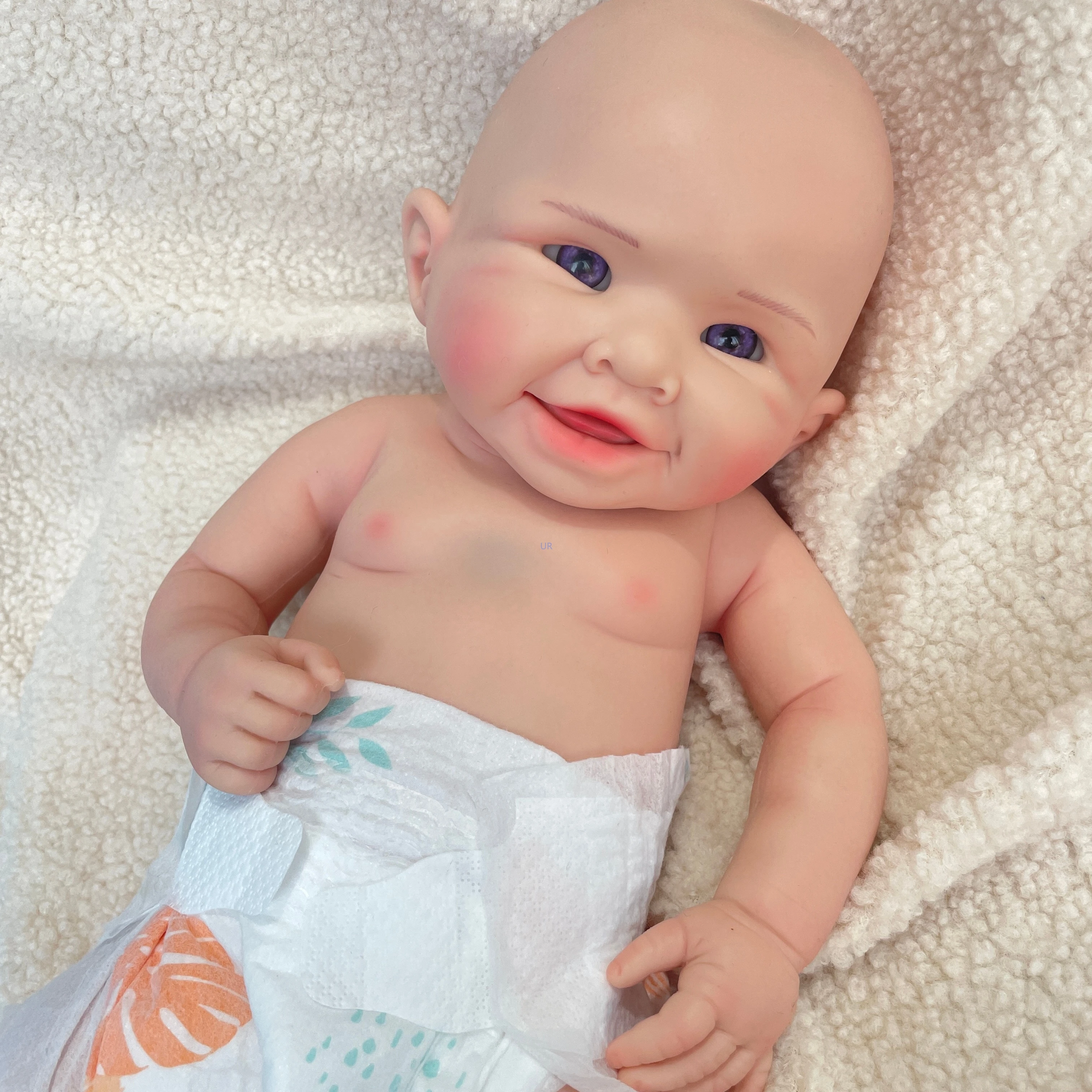 45Cm Silicone Reborn Baby Doll Toys Full Body Soft Flexible Chubby Rebirth Girl Silicone Realistic Bebe Newborn Baby Doll Gift