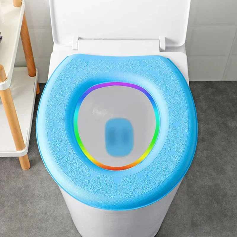 O-shape Toilet Seat Cover Washable Closestool Mat Toilet Cover Accessories