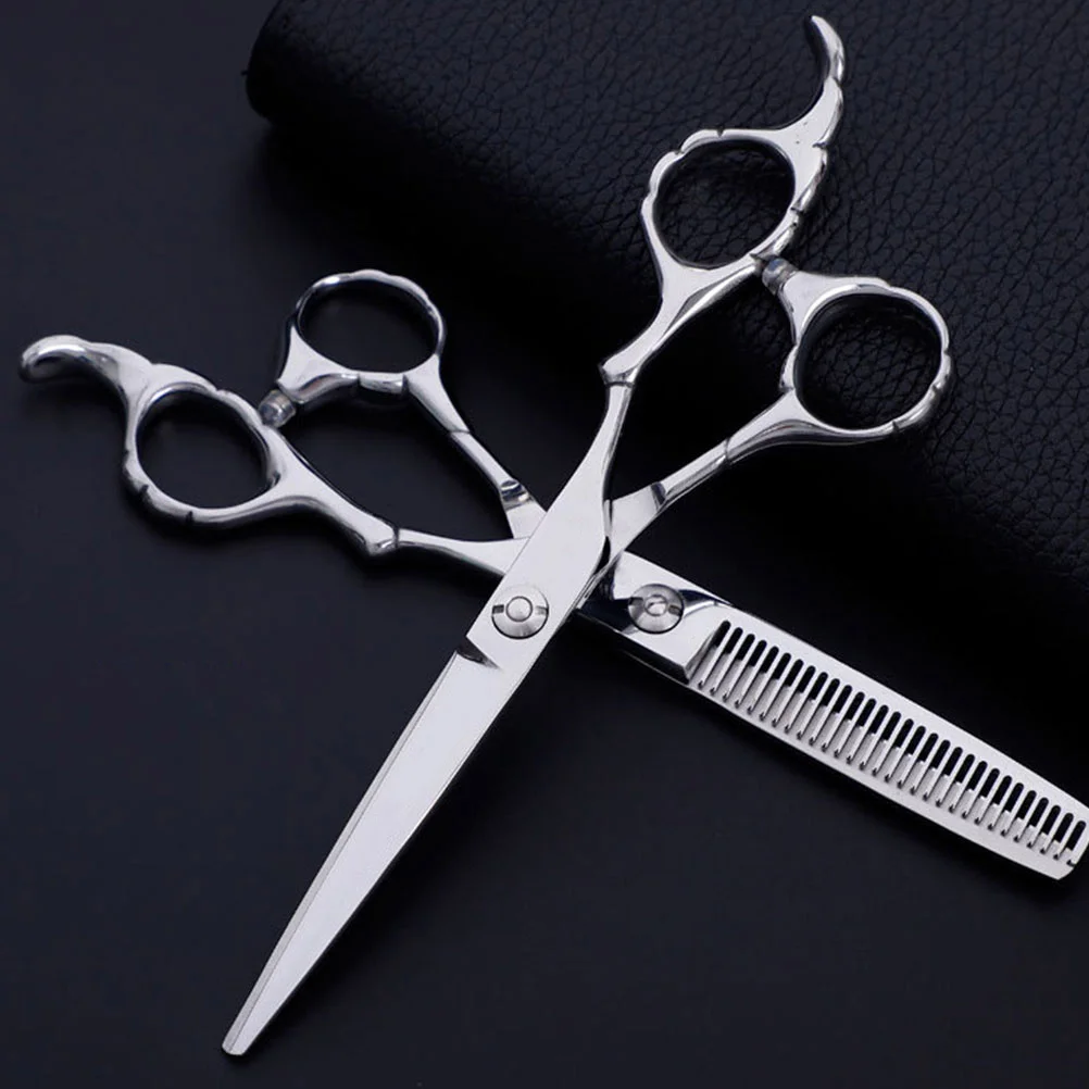 

Professional Hairdressing Scissors Metal Barber Shears Bangs Cut Thinning Hairdressing Scissors Hair Cutting Tools for Home