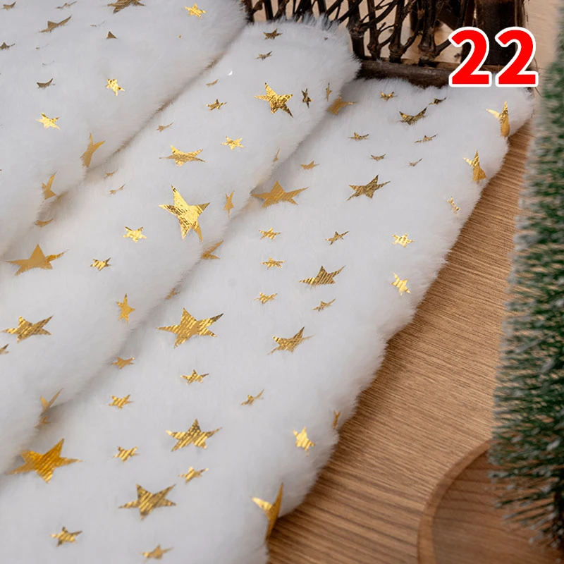 

50x160cm PV Velvet Gilded Snowflake Velvet Fabric for Christmas Decoration Women's Hoodie Cloak Handmade DIY Sewing Cloth