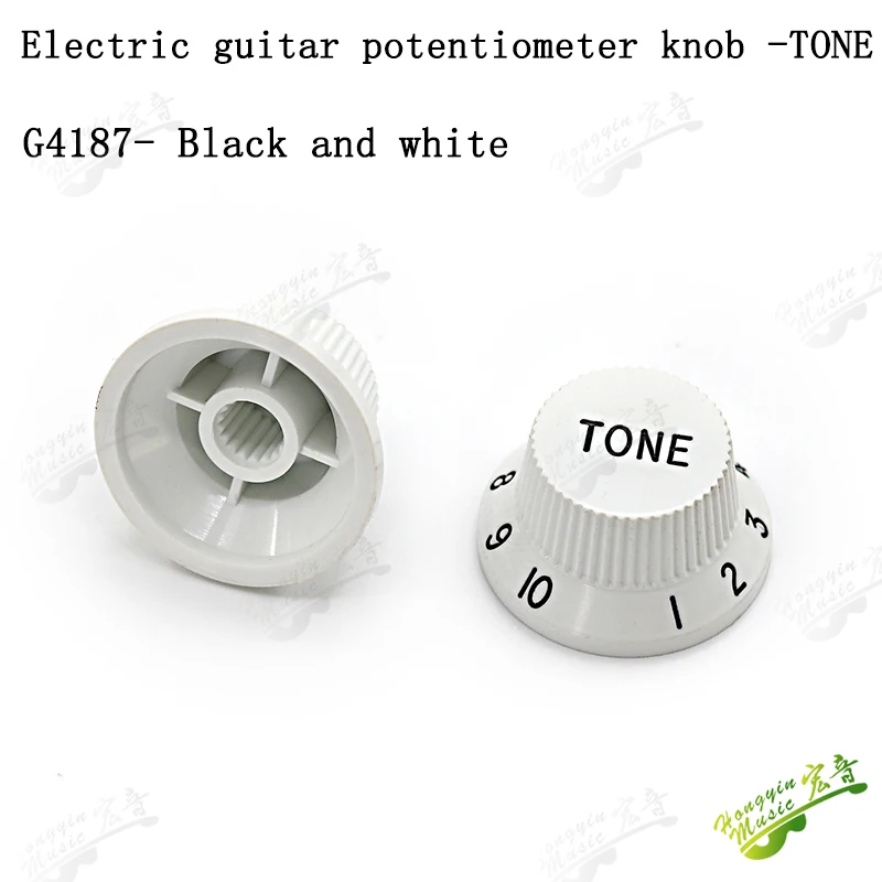 Electric Guitar & Bass Volume Tone Control Knob Cap, Gear Switch Knob Cap, Replacement Accessories for Electric Guitar Bass