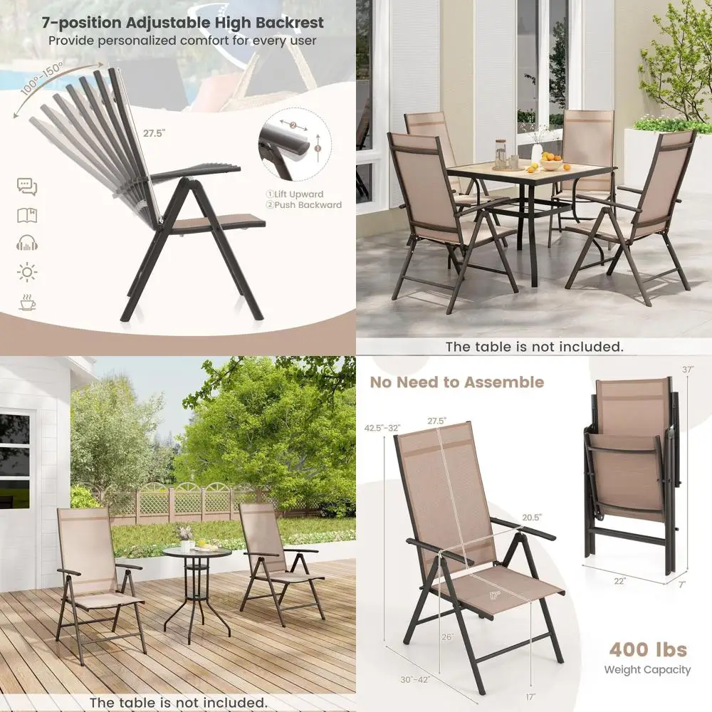 2 Pack Olding Patio… - image