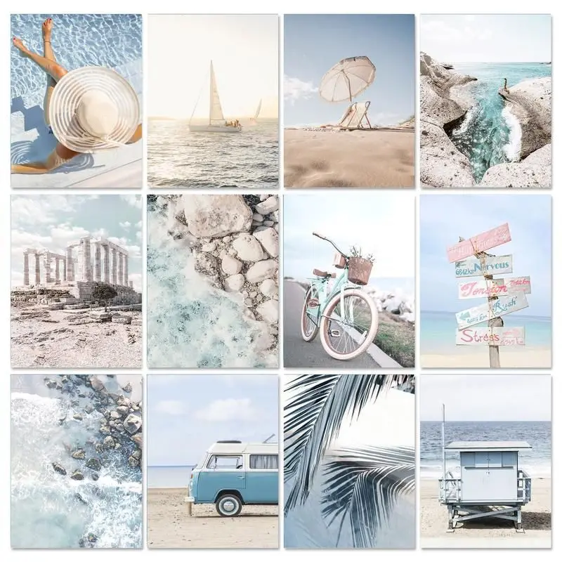 

GATYZTORY Scenery Beach Painting By Numbers Picture Drawing Canvas Frame Paint By Numbers Decor Art Oil Picture For Adults DIY K