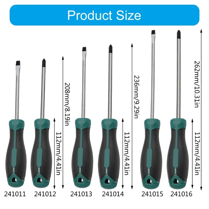 Tuốc nơ vít 6mm Crosses Tuốc nơ vít đầu Tuốc nơ vít phẳng Tuốc nơ vít từ tính