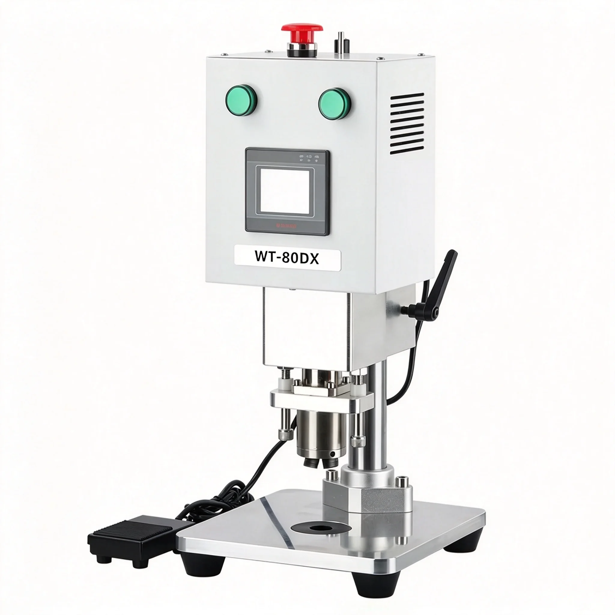Electric 80DX 20A 15A 13A Vial Sealing Capping Machine for Bottles 20mm 15/13mm Neck Diameter Capper Sealer for Packaging Device