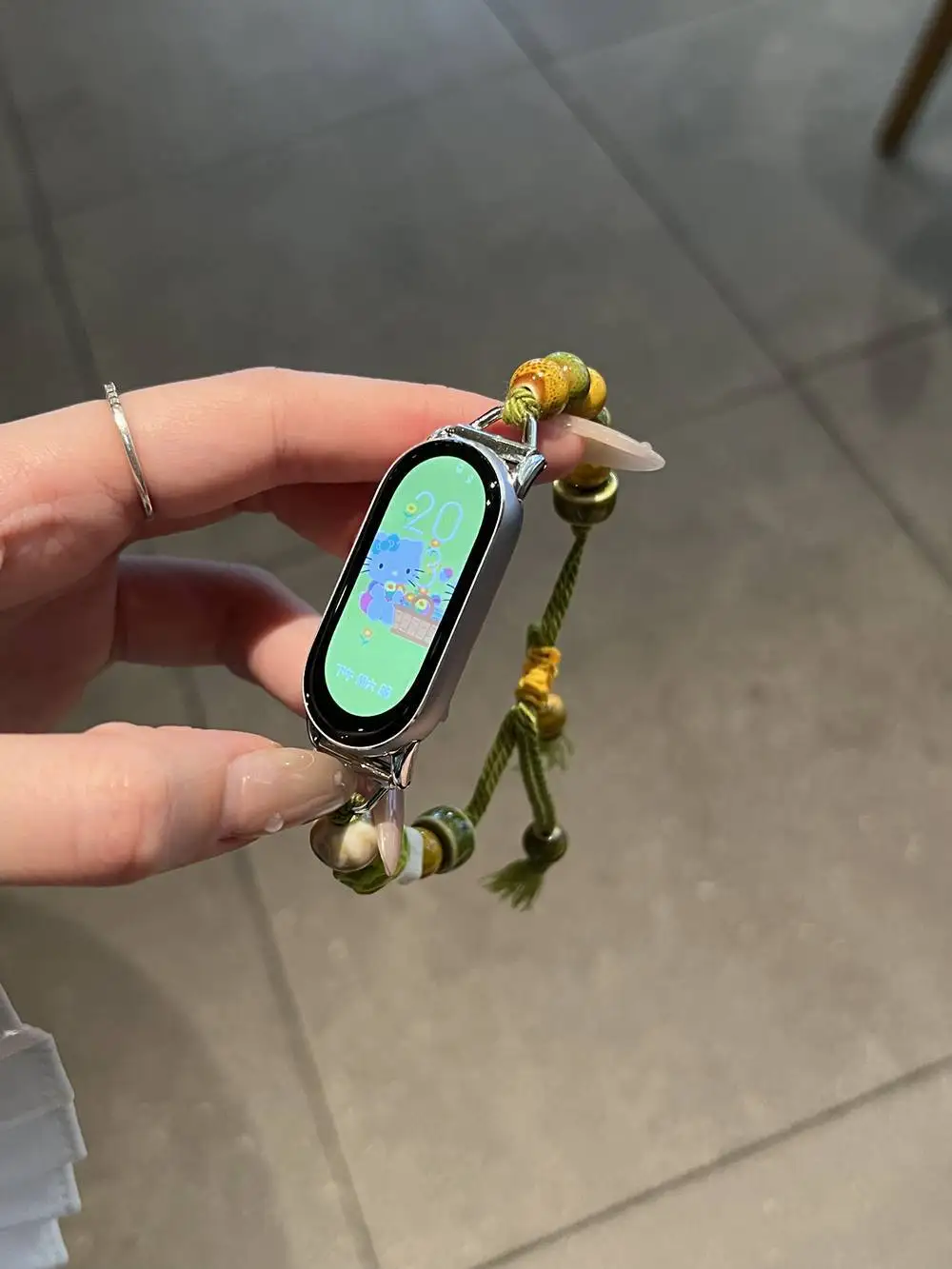 وصلة سوار من الخرز الممتاز لـ XIAOMi Band 9 10 حزام لـ Mi Band 8 تصميم جديد NFC معصمه الملحقات #1