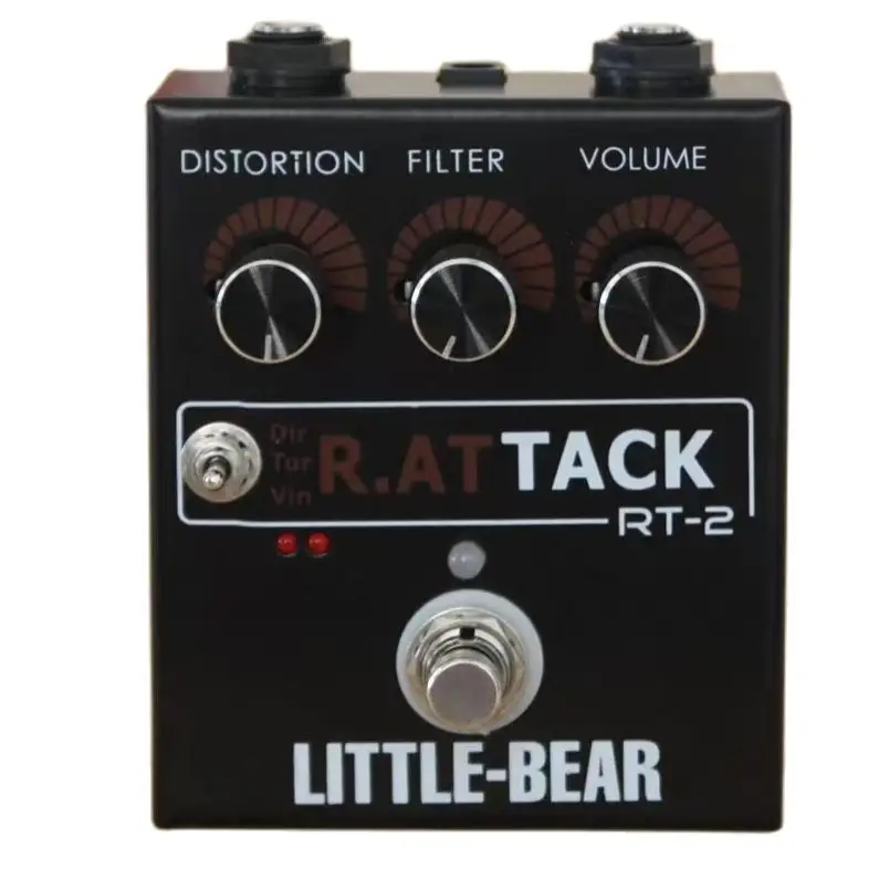 LILT Mouse Pedal Three Gear RAT Voice Electric Guitar Distorted Pedal Mouse Motorola LM308N