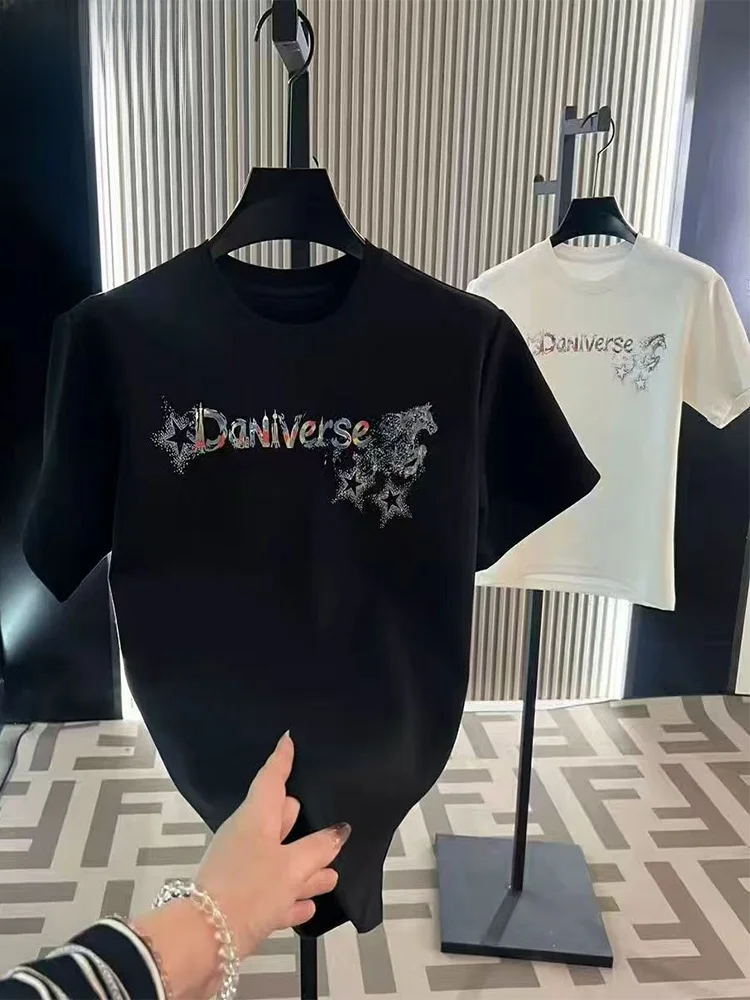 

Высококачественная хлопковая футболка с коротким рукавом, не мнущаяся, легкая в уходе, с охлаждающим эффектом, новинка 2026 года, TUCANO, дышащий повседневный топ