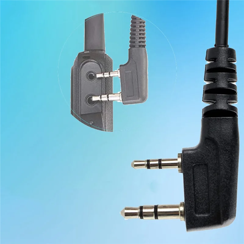 Throat Microphone Mic PTT Laryngofon Air Tube Headset Earpiece for UV-5R UV B5 GT-3TP UV-5X