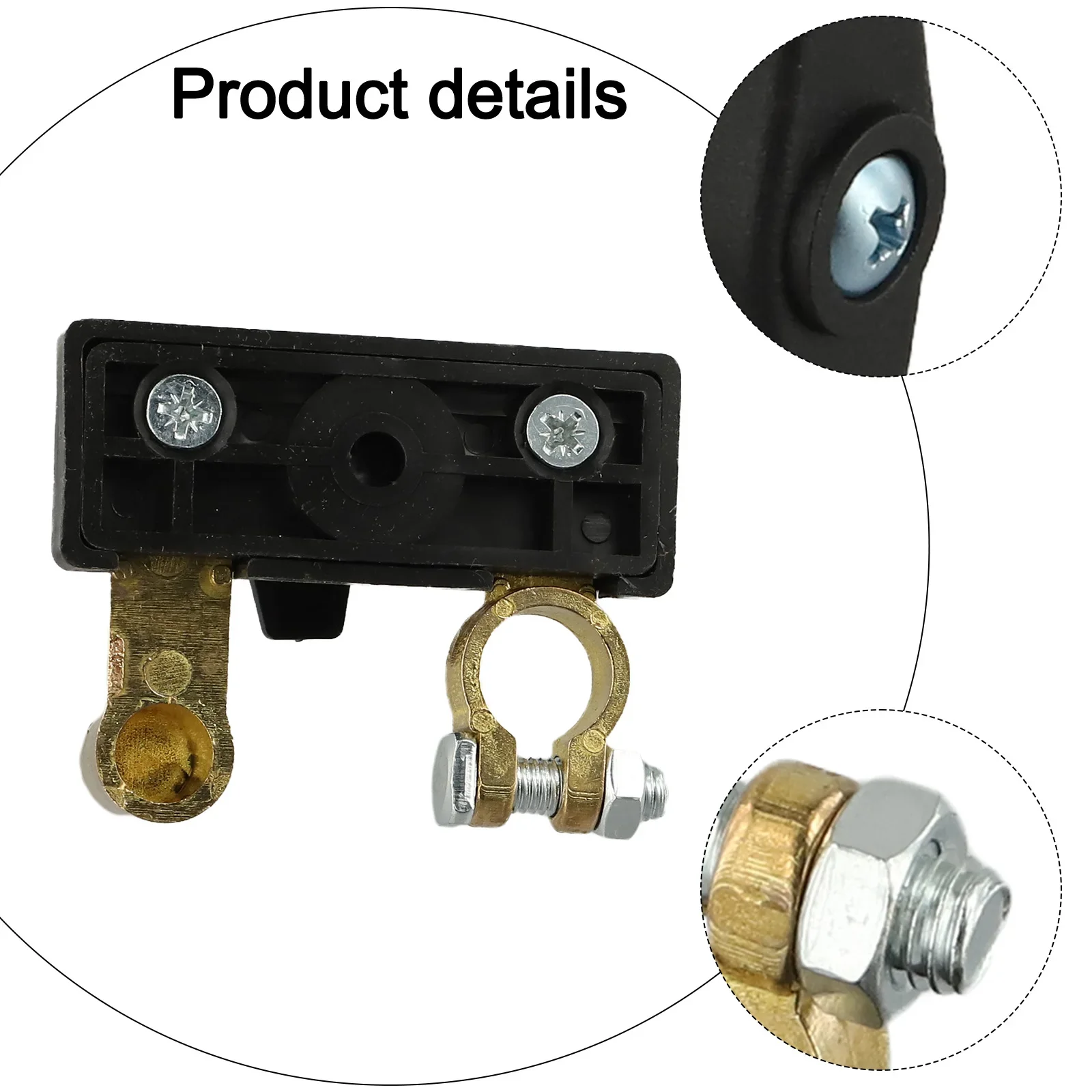 Car Accessories Battery Disconnect Battery Maintenance Black Efficient Energy Management Extended Battery Life