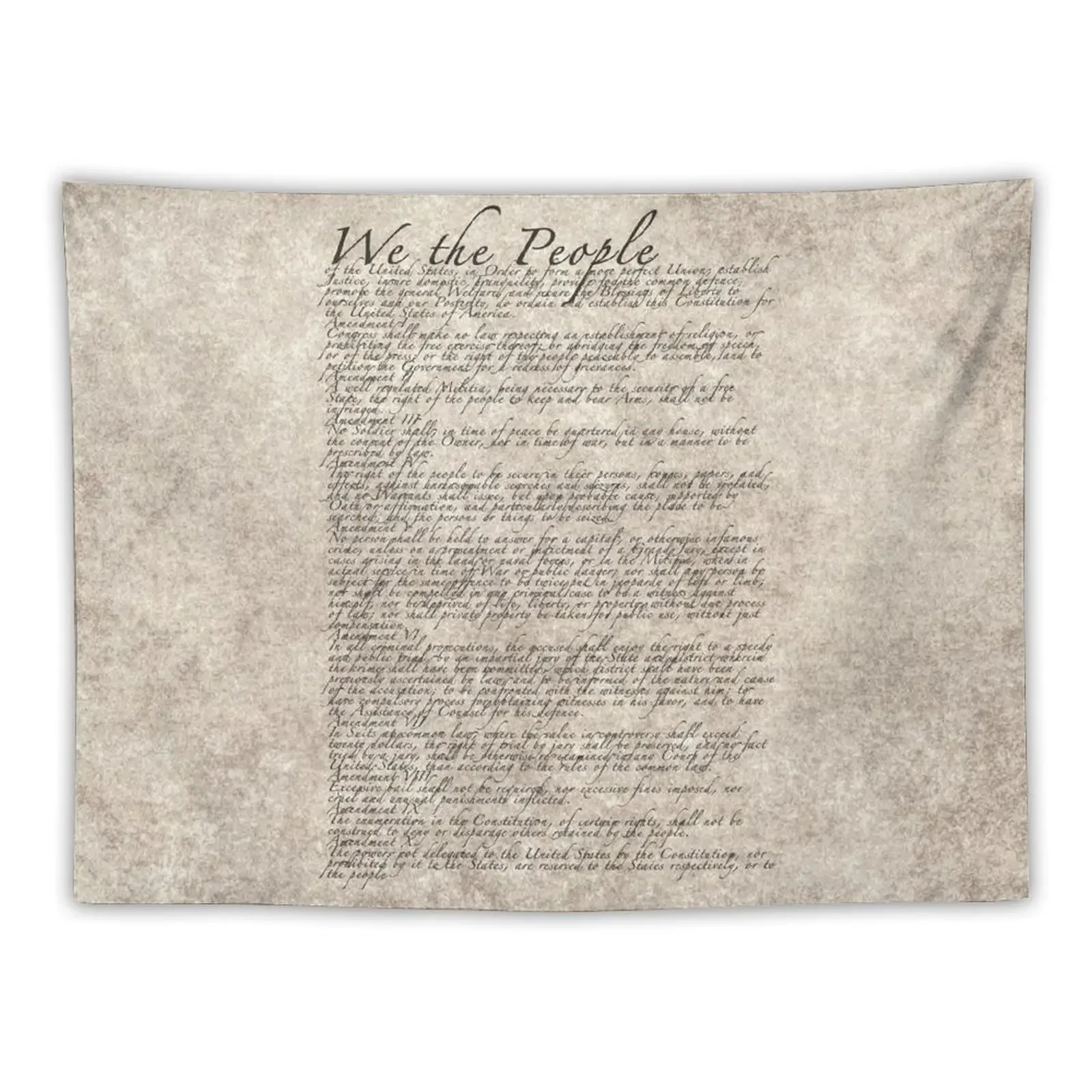 

US Constitution - United States Bill of Rights Tapestry Cute Room Decor Decoration Home Home Decorations Tapestry