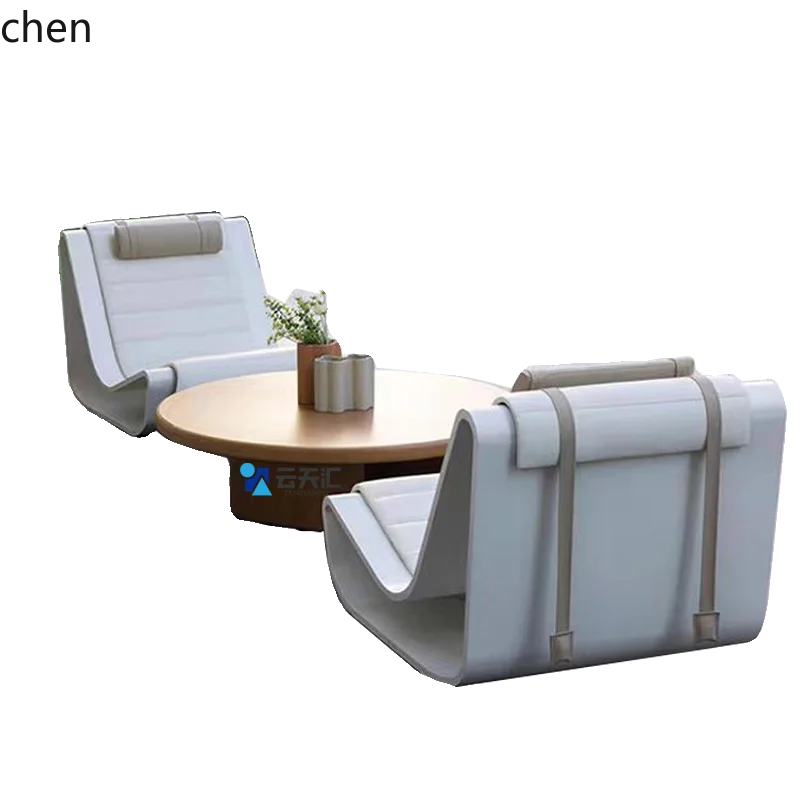 

WL уличный диван, кресло для отдыха, мебель, креативный подлокотник для отеля специальной формы, одиночный стул, образец одиночного дивана