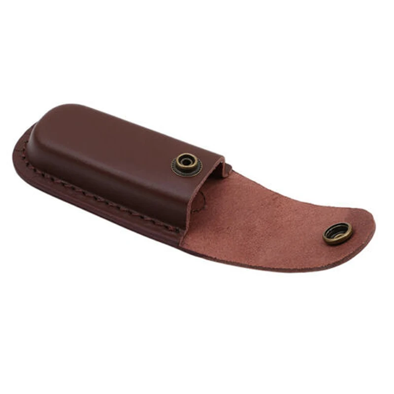 Scabbard Knife Cover Leather Swiss Army Knife Folding Knife First Layer Cowhide Knife Cover Leather Scabbard Folding KnifeSheath