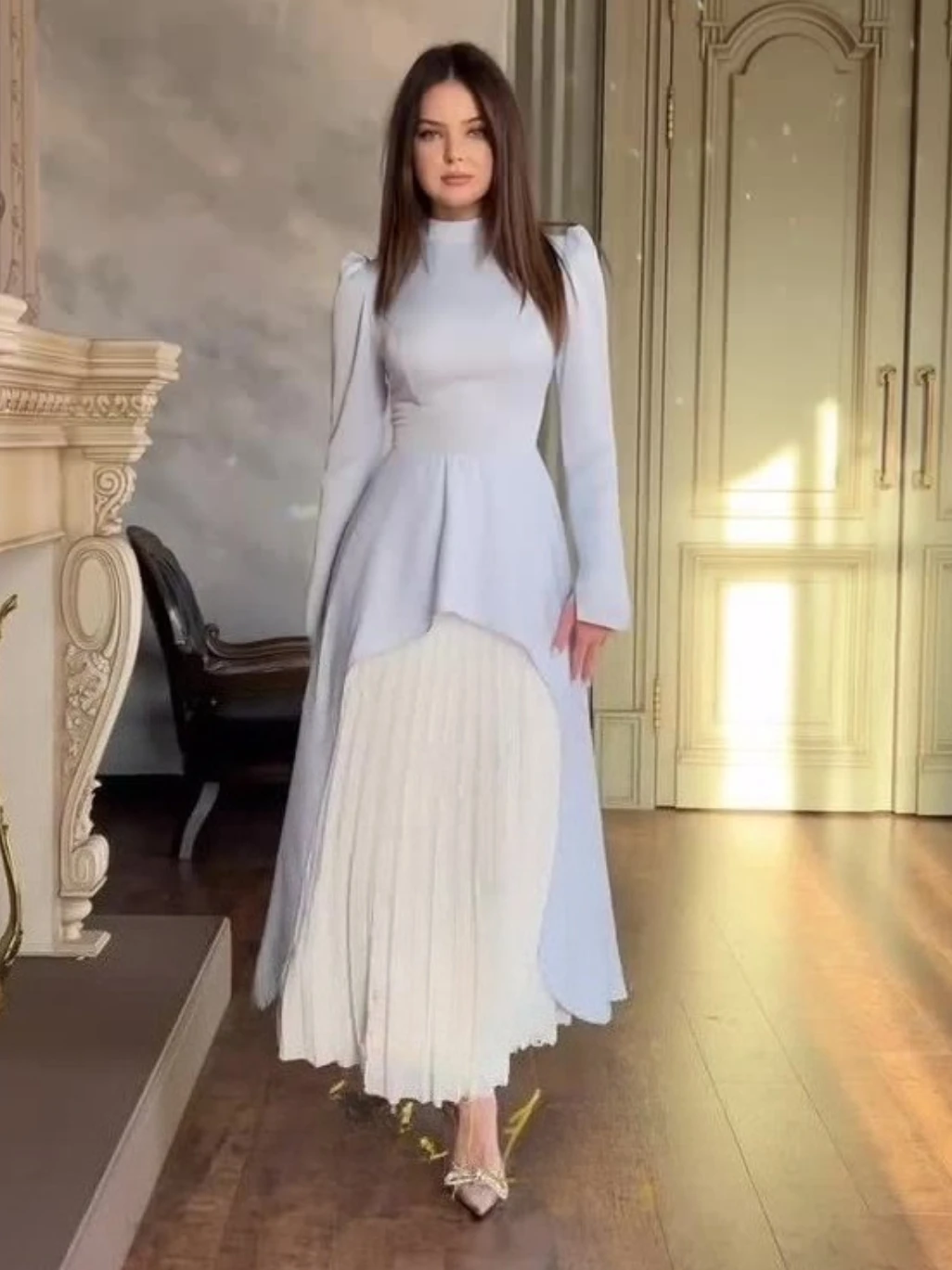 

Eid Women Dress Abaya Muslim Bandage Elegant Dubai Vestidos Largos Long Dresses Kaftan Arab Robe Party Caftan Jalabiya Ramadan