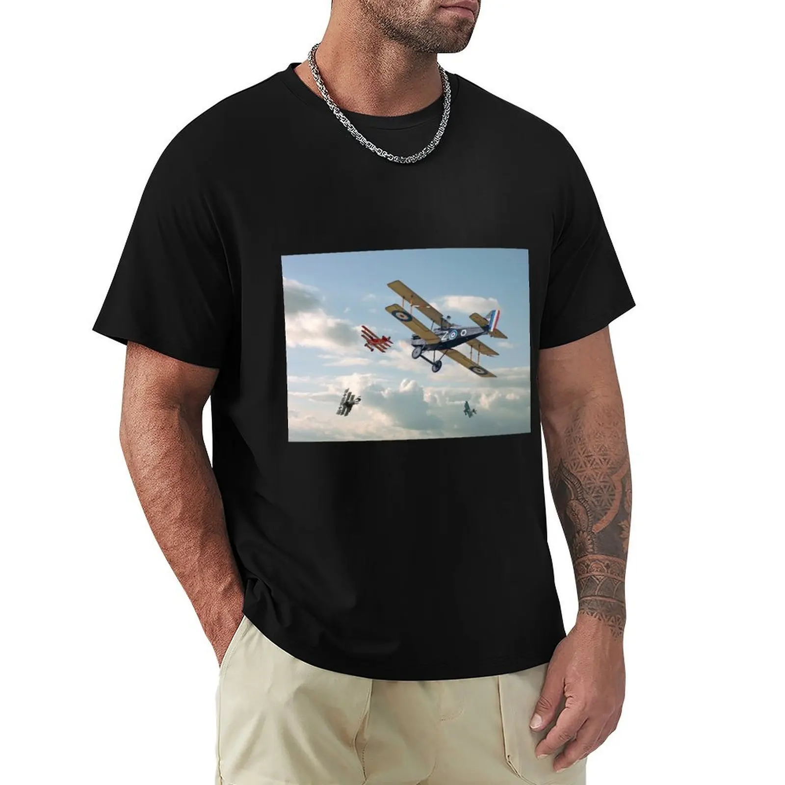 Tables Turned - SE5 and Triplane T-Shirt t shirt man designer T-Shirt