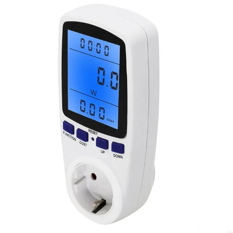 Y5GD Easy to Use Energy Meter with Back light Electricity Meter for Socket Power Meter Socket Energy Meter Power Meter Socket