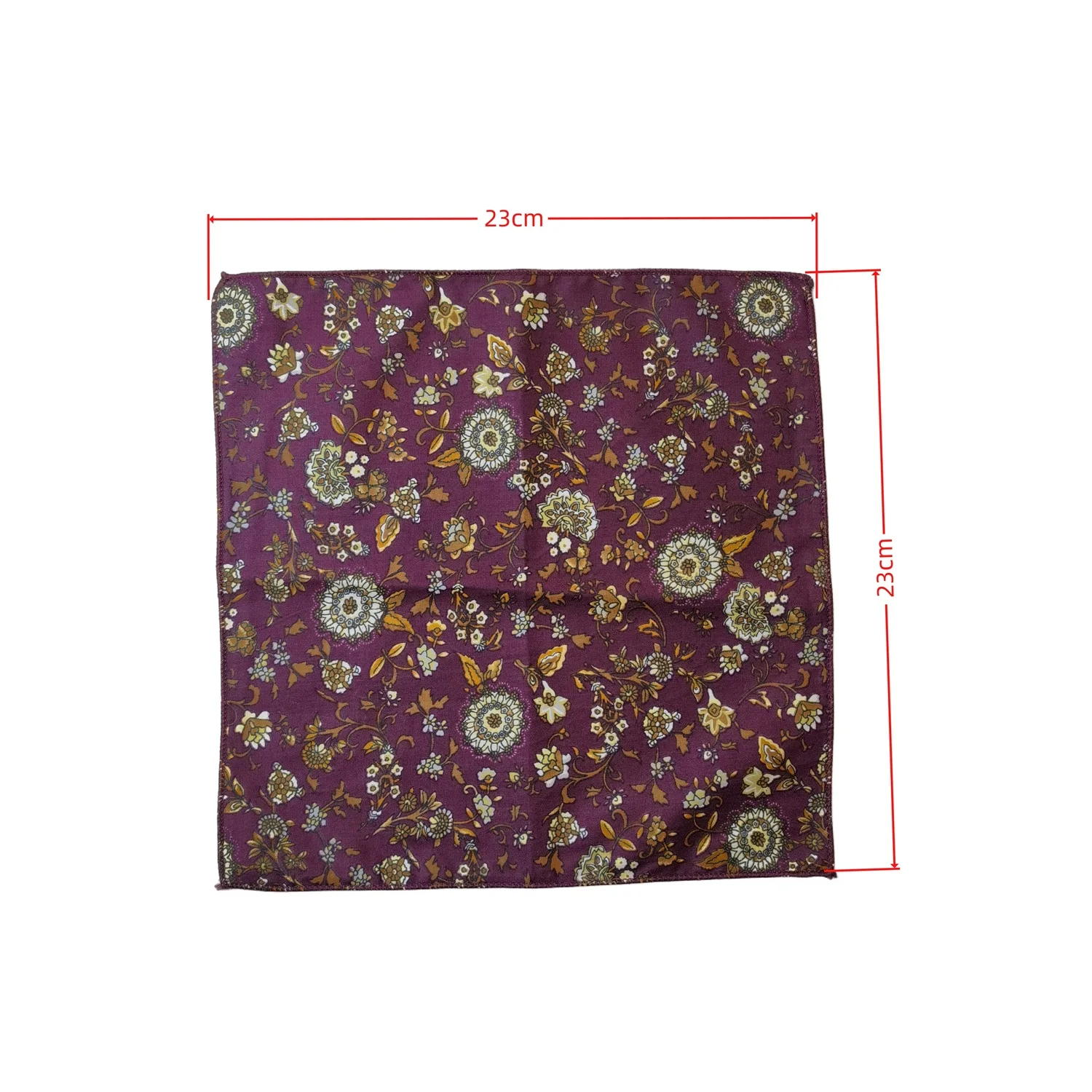 DS العلامة التجارية الجديدة تصميم الخريف الشتاء زهرة القطن ربطات العنق جيب مجاني منشفة للرجال 6 سنتيمتر الأحمر الأخضر القطن ربطات العنق Cravat #6