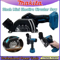 Makita 3-Inch Mini Brushless Electric Circular Saw Cordless Rechargeable Handheld Cut off Grinder Tool for 18V Battery
