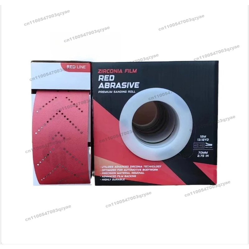 3-in-1 70x198 Hand-torn Square Sandpaper Roll Long Purple Sand Hand Push Board Hand Planer Hand Grinding Board Dry Sandpaper