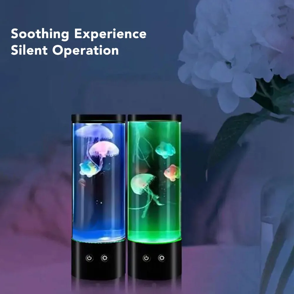Soothing USB Battery Powered Aquarium Lamp Color Changing Acrylic Material Aquarium Light Aquarium Night Light Home