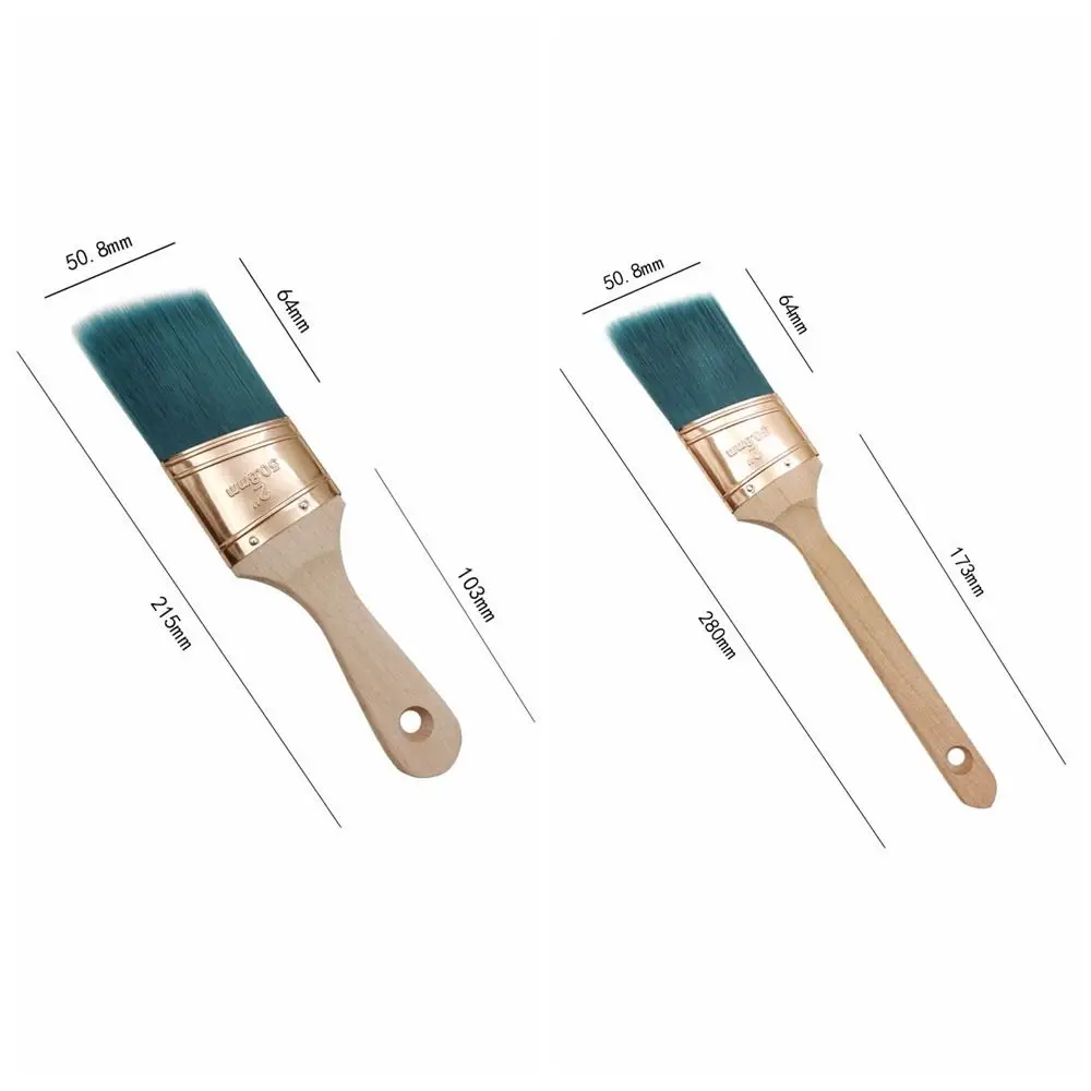2 Inch Paint Brush Uniform Application Fewer Brush Marks Soft Bristle Brush Comfortable Handle Chemical Fiber