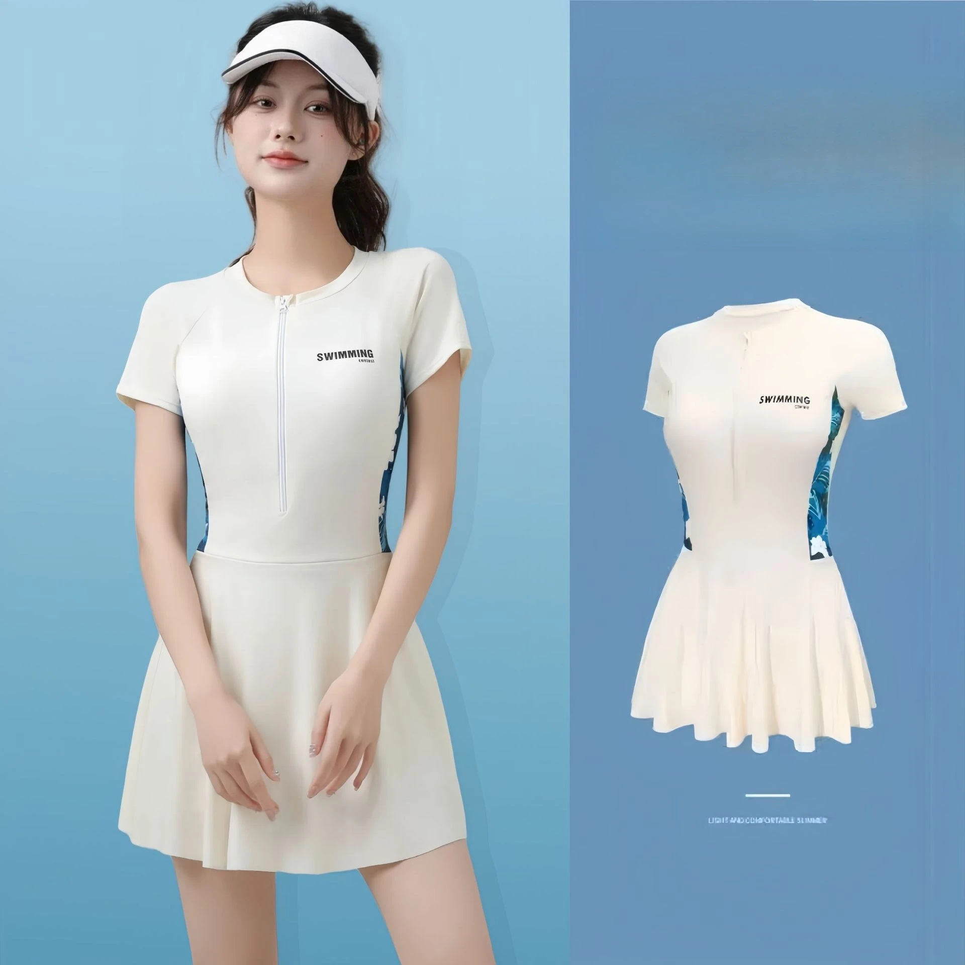 

Swimsuit Women's New Model 2025 Summer Cover Belly and Look Thin Conservative Professional Swimsuit Large Size Swimsuit