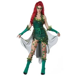 Costume da donna di edera di veleno Costume da Cosplay di bellezza letale