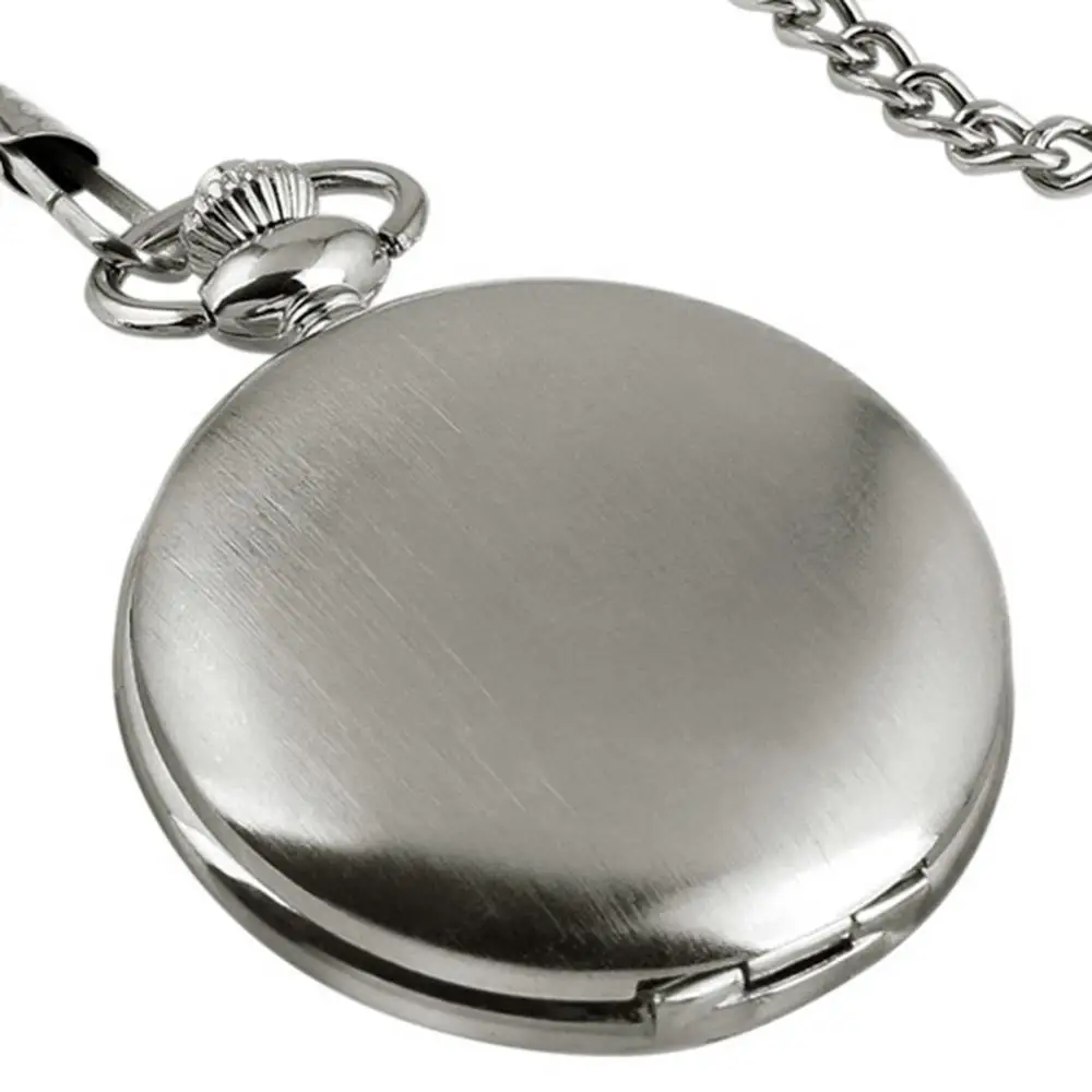 2022 Silver/Bronze Tone Fullmetal Alchemist Pocket Watch Cosplay Edward Elric Anime Design Boys Pendant Necklace Chain Best Gift