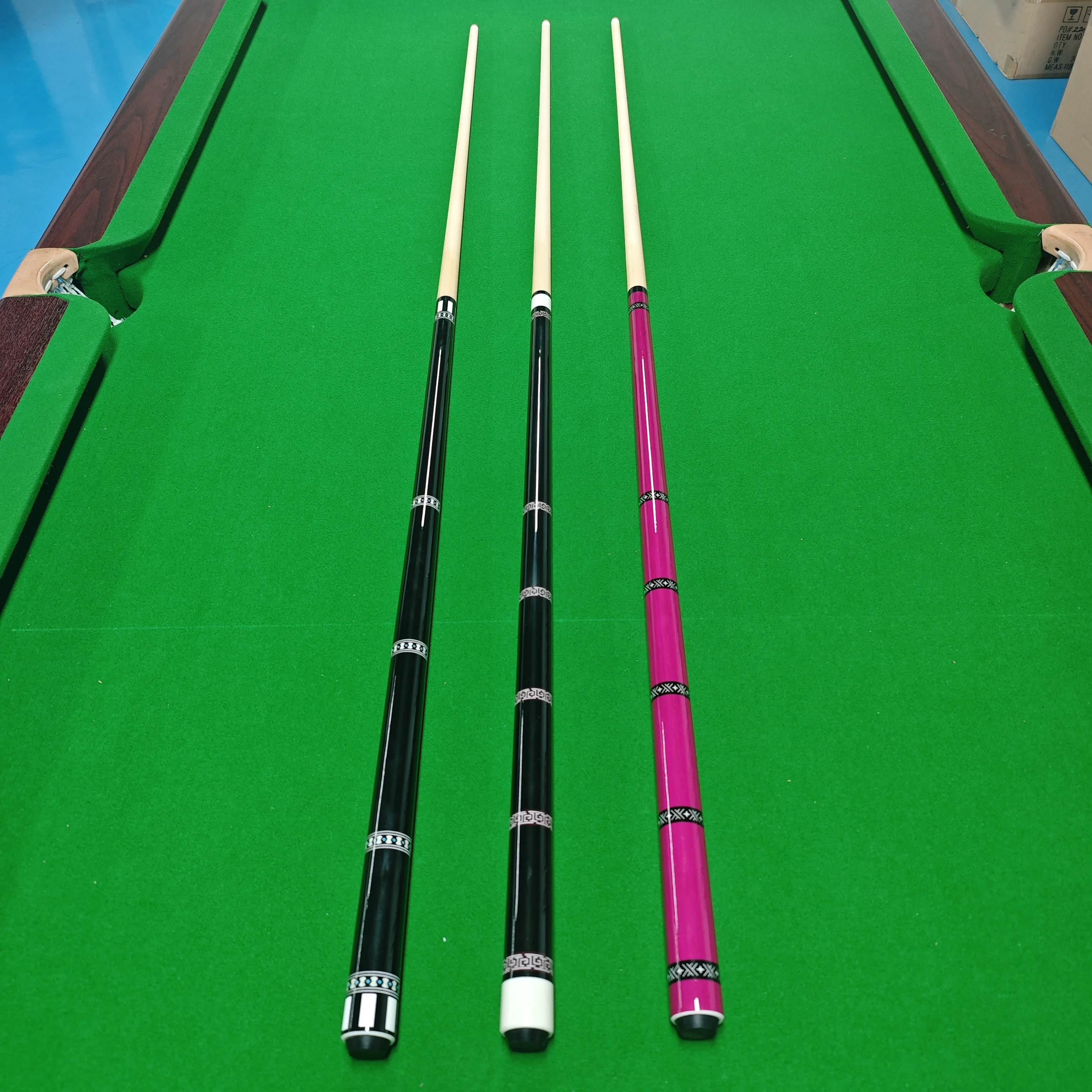 Professional 1/2 Split High Performance Billiard Sticks for 8/9 Ball, Multiple Color Choices, Custom Made Factory Bulk Sale
