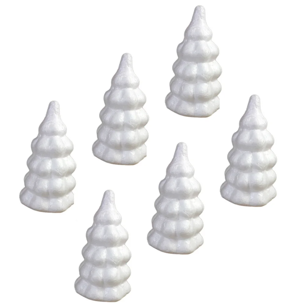 

6Pcs Christmas Tree DIY Foam Xmas Handmade Crafts Creative Kids Desktop Decoration Gift Accessories Christmas DIY Crafts