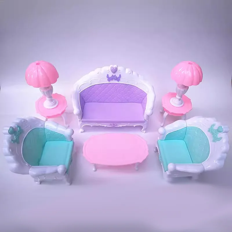 

Mini Sofa Kawaii Items Miniature Dollhouse Furniture Kids Toys Fast Shipping Doll Accessories For Barbie House DIY New Year Gift