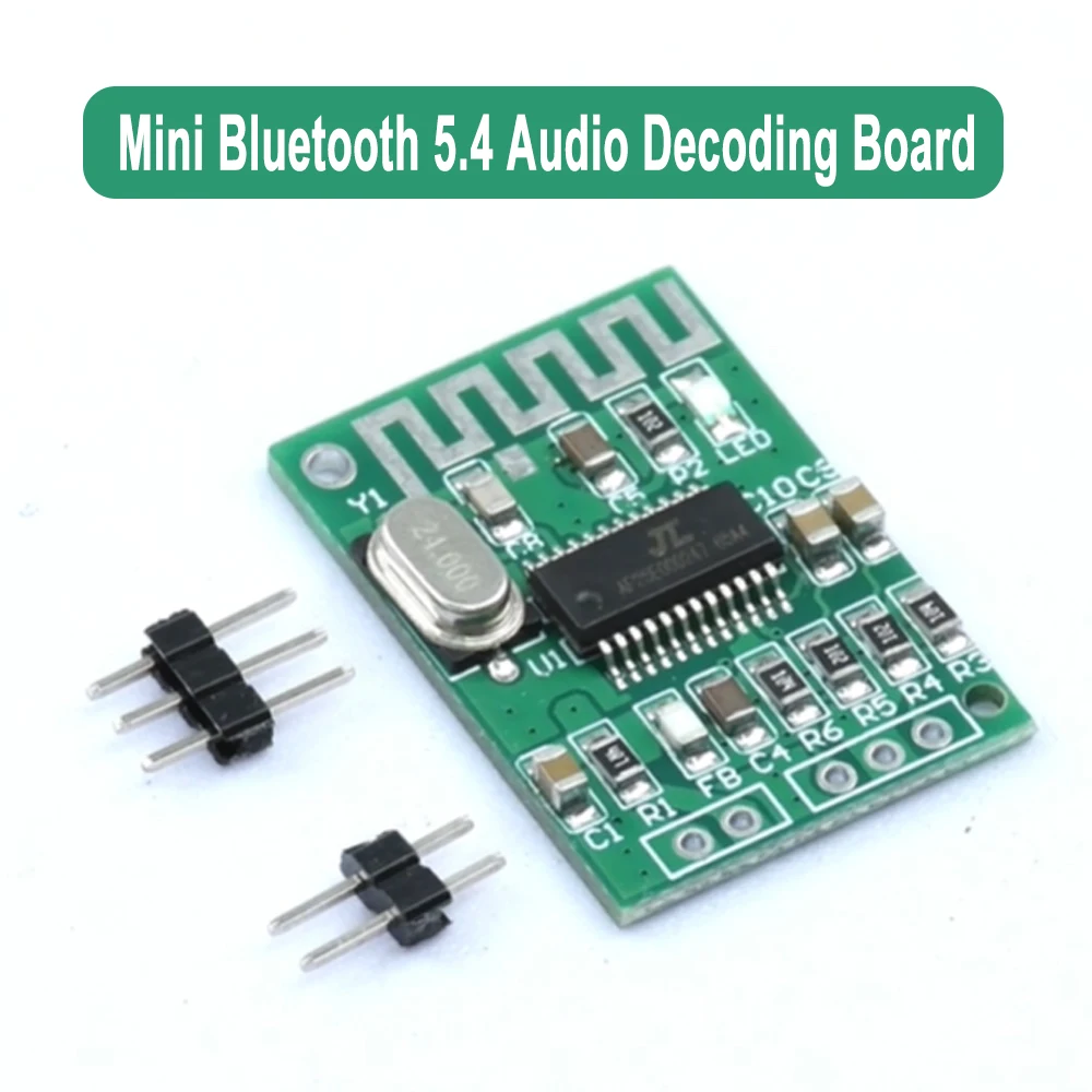 Mini scheda di decodifica audio Bluetooth 5.4 Modulo ricevitore a doppio canale True 2.0 Stabile a lunga distanza oltre 10 M DC 3,3 ~ 5 V