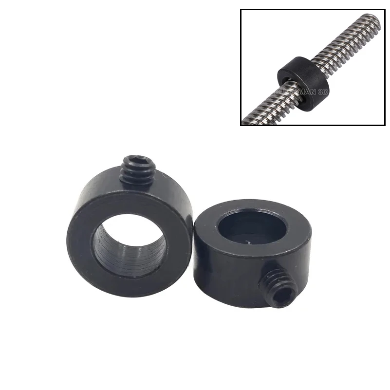 10Pcs OpenBuilds T8 Lead Screw Lock Collar Shaft Collar Ring Lock Block for CNC 3D Printer Parts 3/4/5/6/8/10/12/16mm