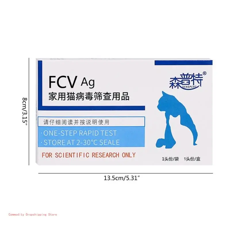 Dog Distemper Parvovirus Detection Card Pet CDV FPV CPV CCV Test Strip