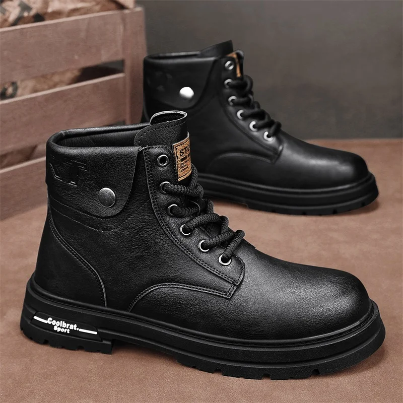 Boots Men Shoes Casual Shoes Classics Ankle Boots High Slip on  Office  Ventilate  Versatile Motorcycle