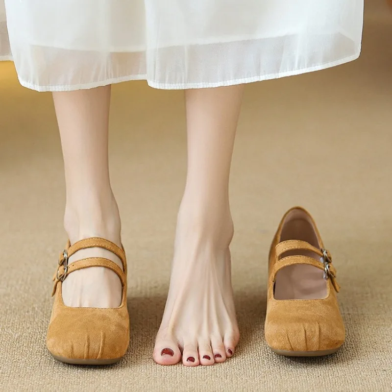 

Fashion Women's Shoes Designer Comfortable Casual Shoes French Ballet Dance Shoes for Women Brand Single Shoe Zapatos De Mujer